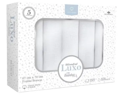 FRALDA CX LUXO 27560 - Código 3548-118