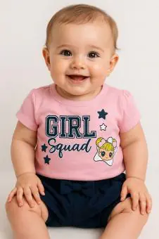 CONJUNTO BEBE FEMININO - Código 7947-24