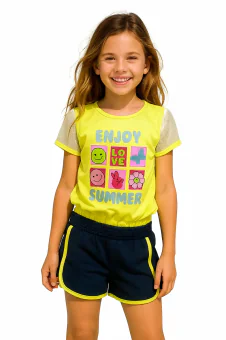 CONJUNTO FEMININO INFANTIL - Código 7949-35