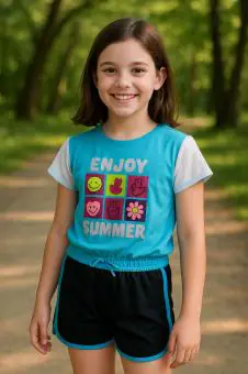 CONJUNTO FEMININO INFANTIL - Código 7949-7
