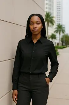 CAMISA  VISCOSE FEMININA - Código 7957-25