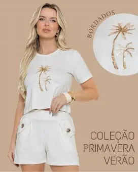 BLUSA VISCOLYCRA BORDADO - Código 7994-88