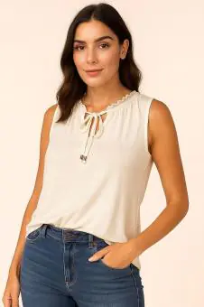 BLUSA VISCOLYCRA C/AMARRACAO - Código 7998-88