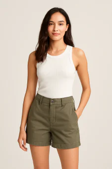 SHORT SARJA FEMININO - Código 8009-1